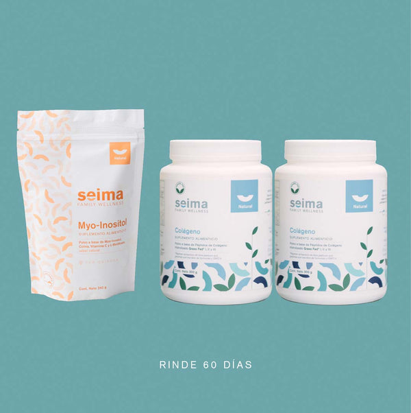 Pack 2 Colágenos naturales + Myo Inositol Natural