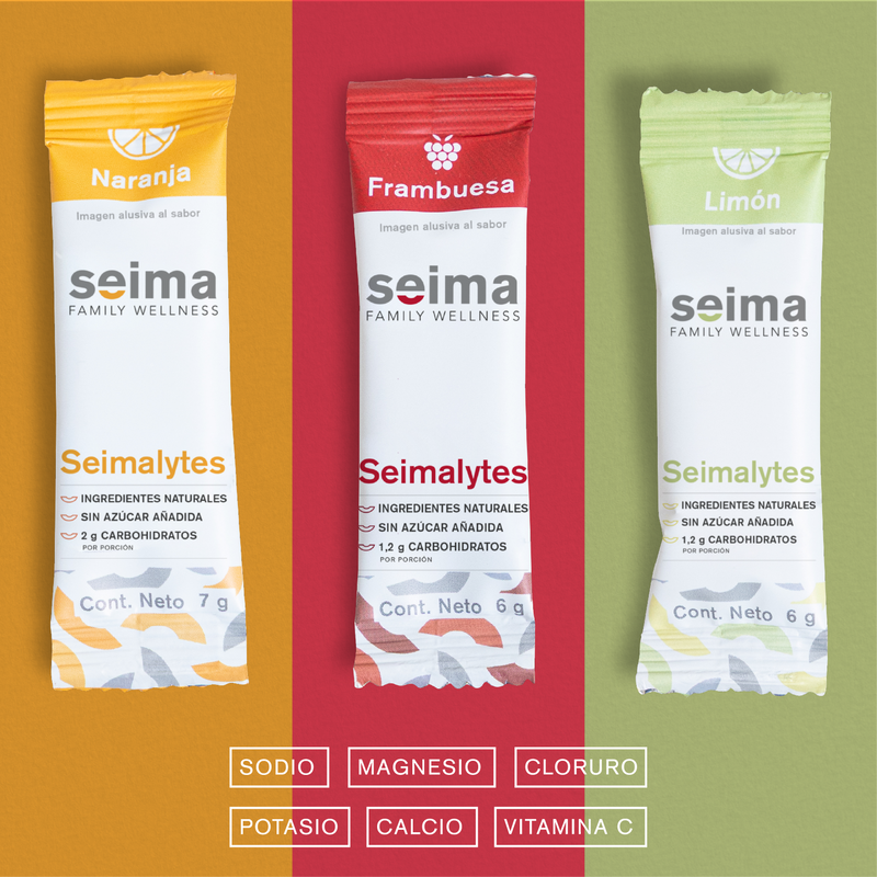 3 electrolitos c/sabor Pack