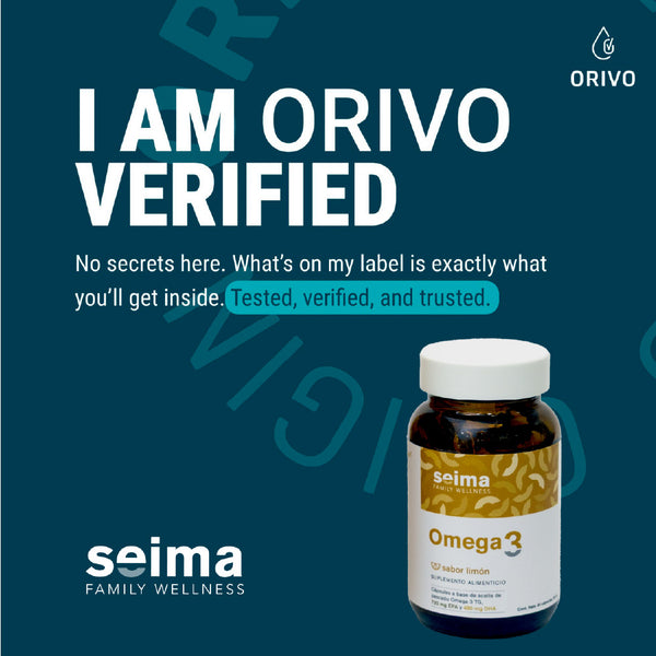 Seima | Cápsulas de Aceite de pescado puro Omega 3 TG