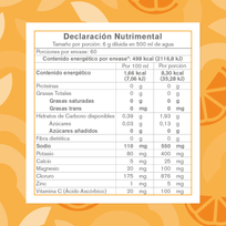 Electrolitos Naranja - bolsa