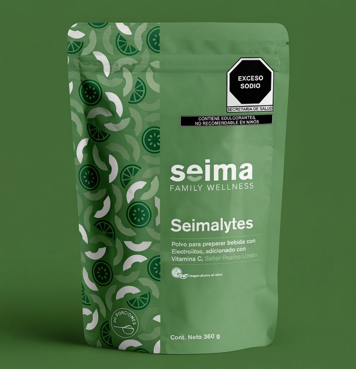 Electrolitos Pepino Limón - Bolsa